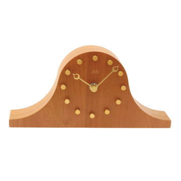 Drevené stolové hodiny napoleónky  JVD HC202.2 hnedé, 28cm 
